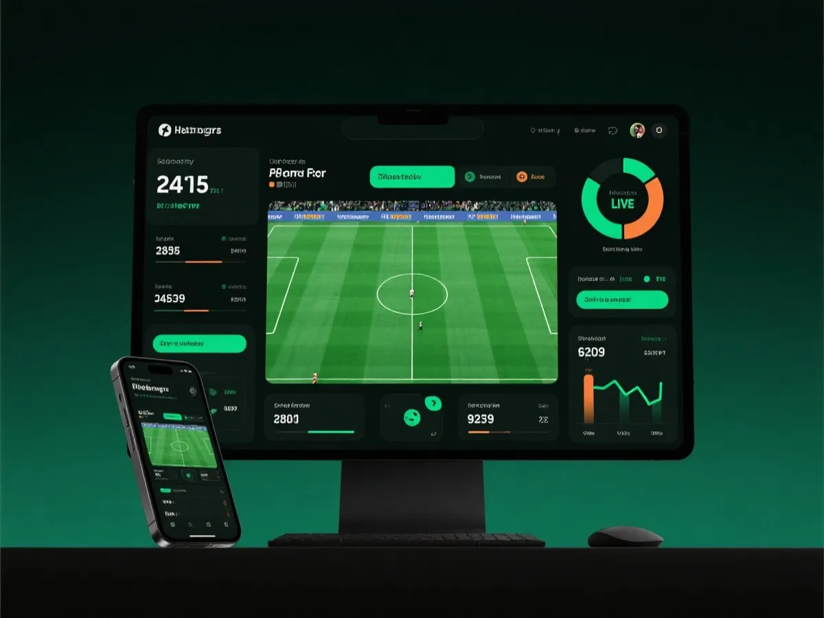 实时滚球页面界面示意图